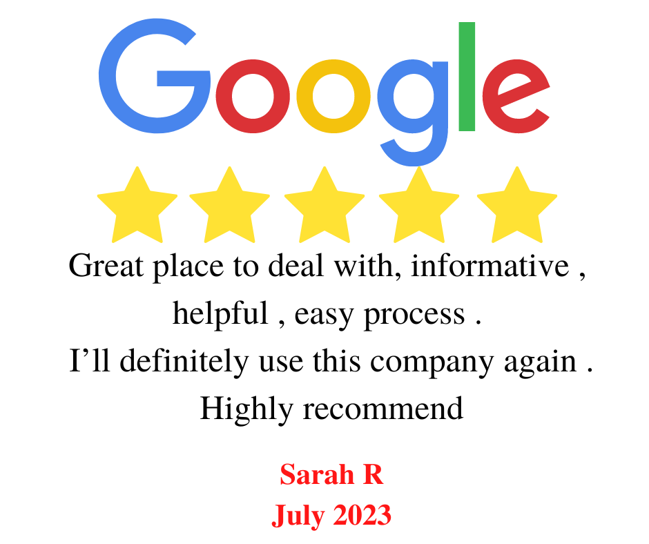 Hire Here Dublin 5 Star Google Review July 2023